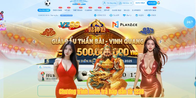 Chương trình hoàn trả hấp dẫn từ 123B